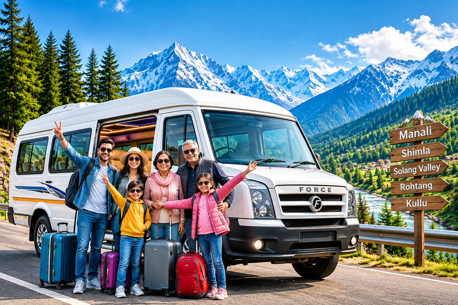 Tempo Traveller Hire Delhi for Family and Group Trips